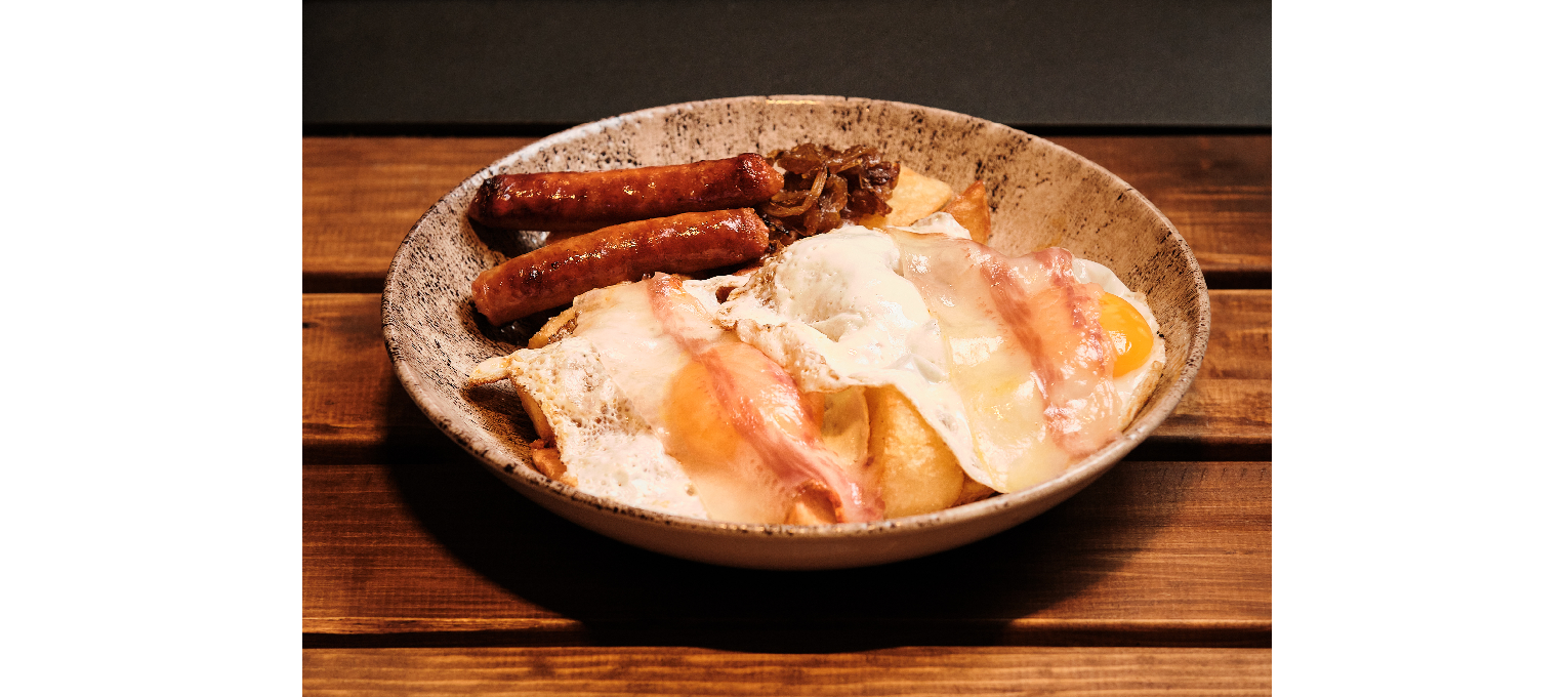 Huevos rotos "la vieja iruña".