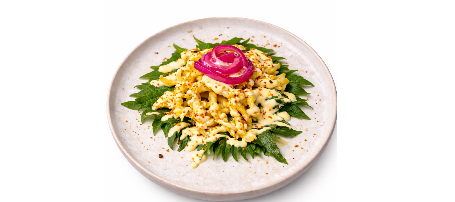 SSAM DE CHANQUETES FRITOS CON HOJA DE SISHO