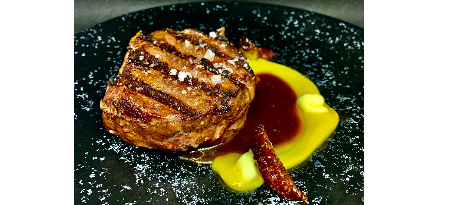 Solomillo de vaca a la parrilla (suplemento 9€).