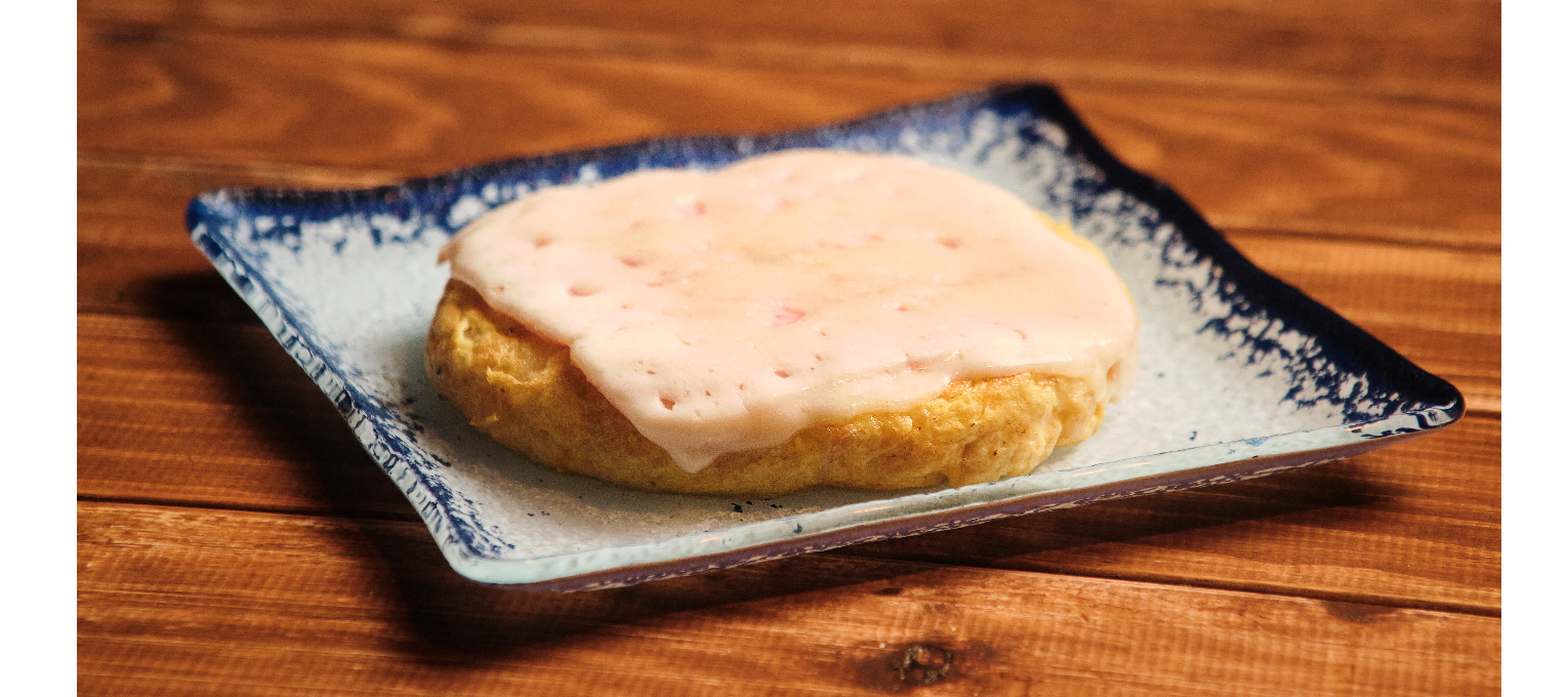 Tortilla patata, jamón y queso individual.