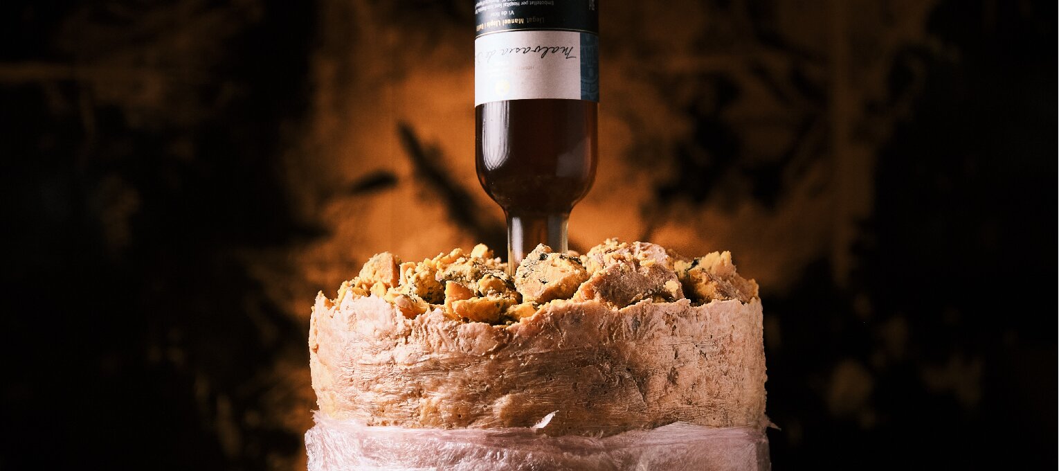 Queso srhophire con malvasia.