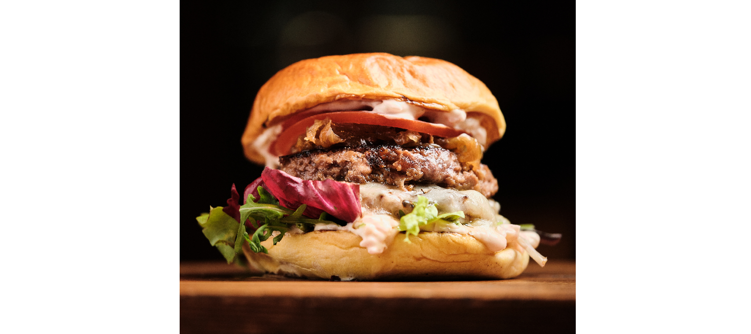 Hamburgesa doble vieja iruña.