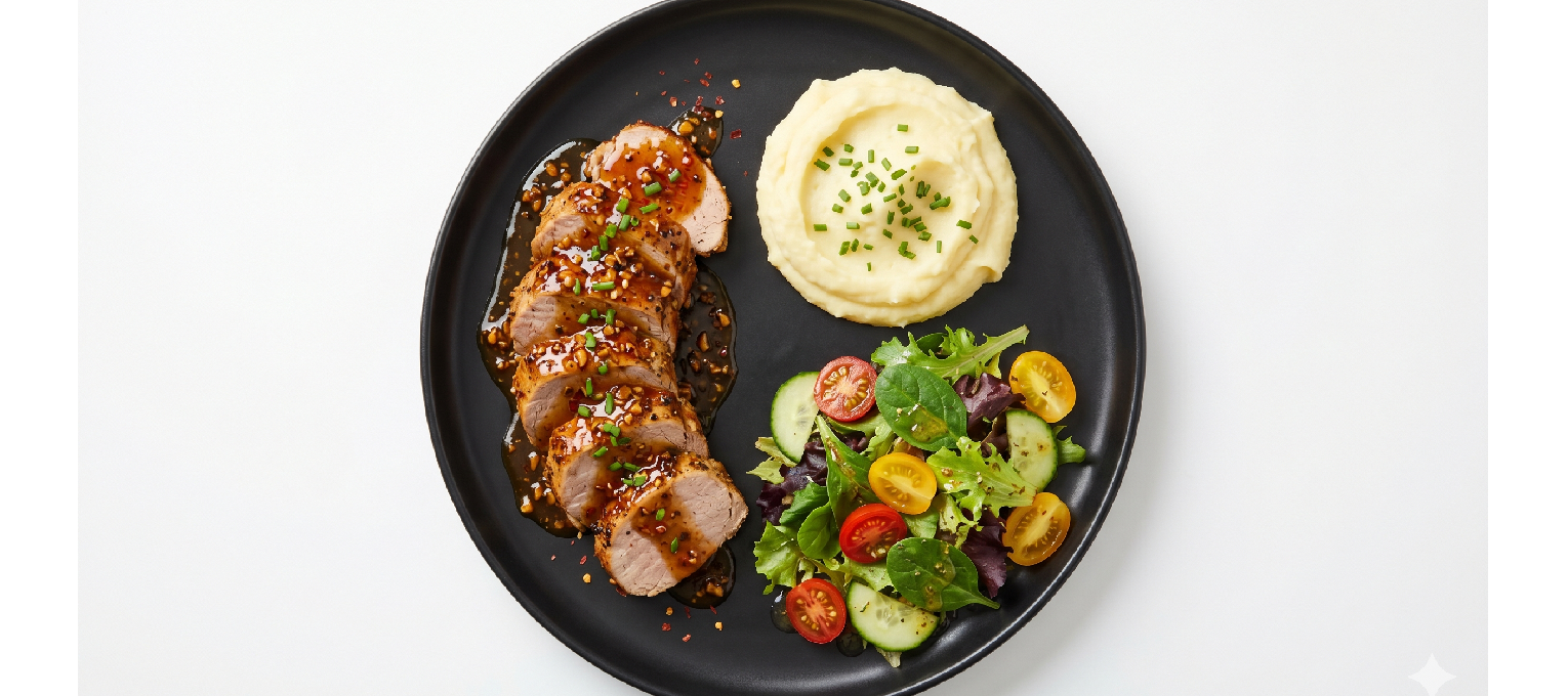 LOMO DE CERDO EN SALSA AGRIDULCE